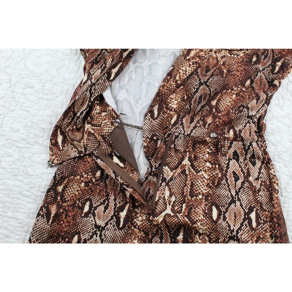 Gianni Bini Snakeskin Print Romper - Picture 3 of 10